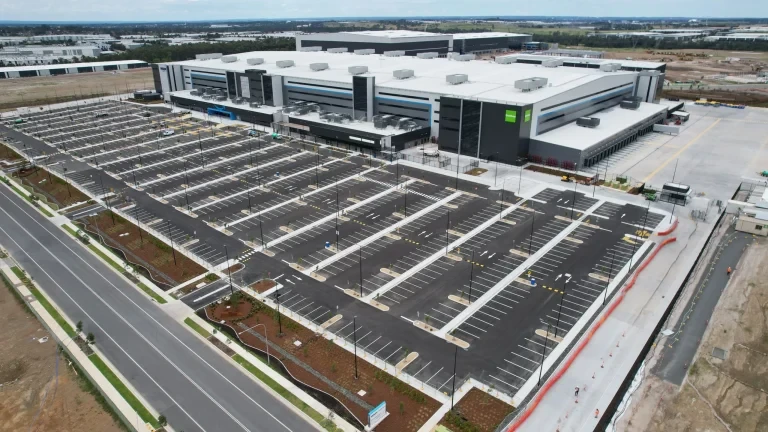 Amazon warehouse line marking project
