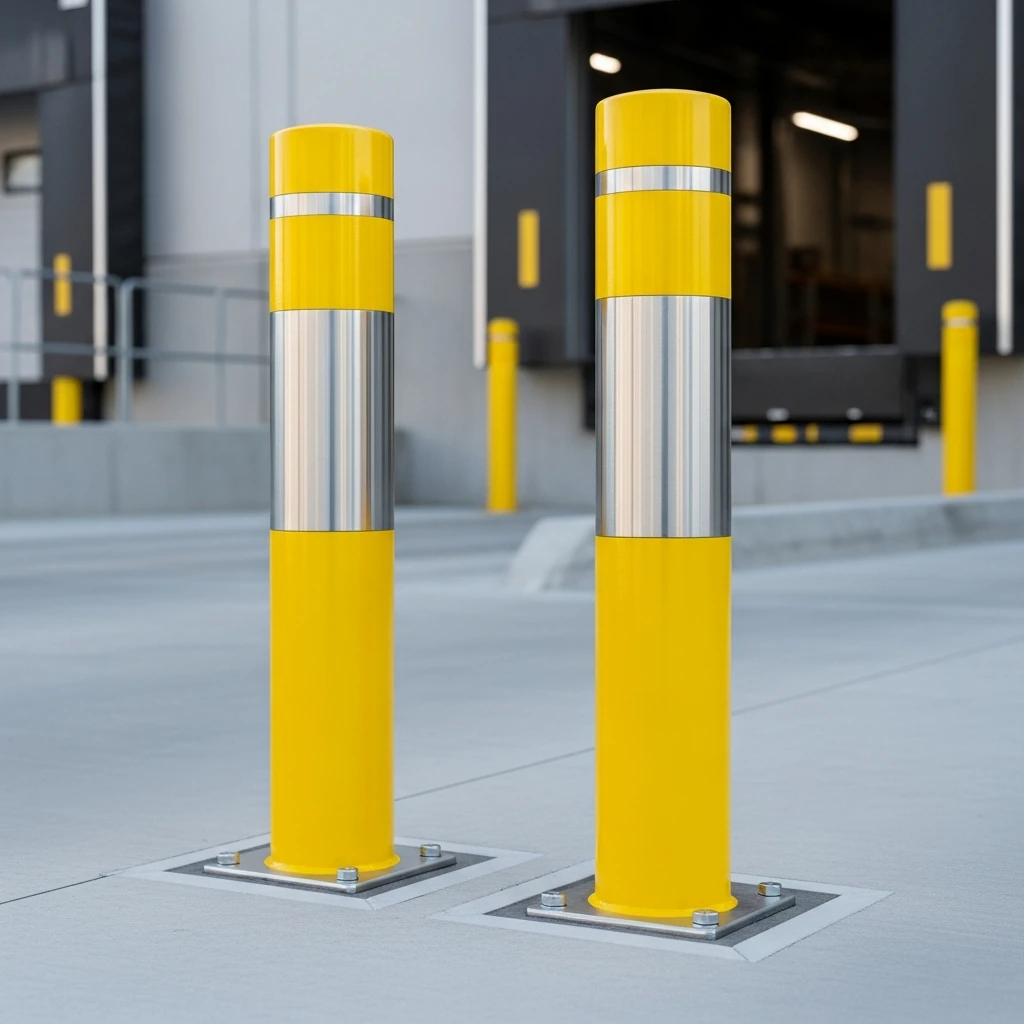 Bollard installation for car parks in Sydney - project example 3
