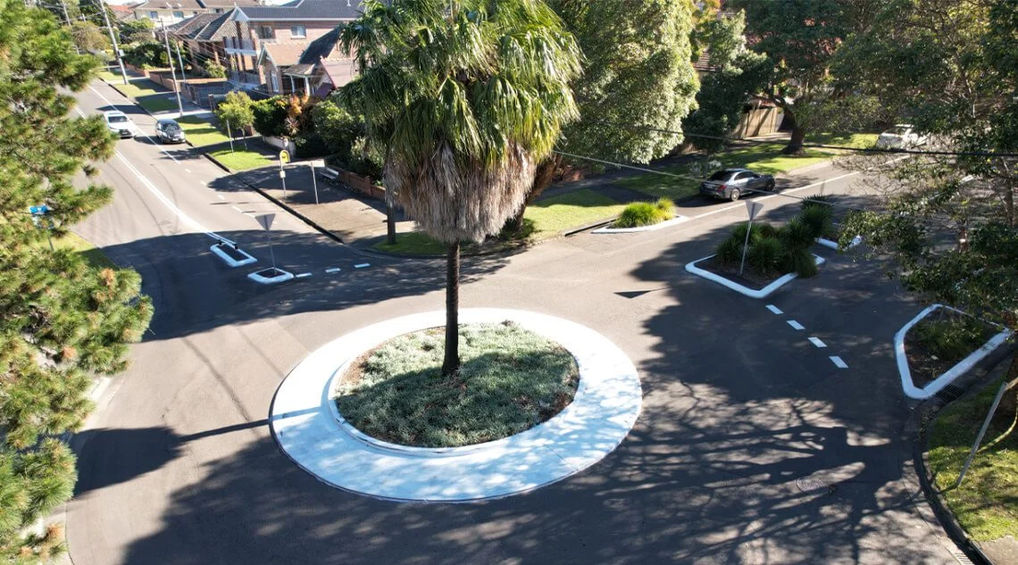 Cold applied plastic line marking in Sydney - project example 5