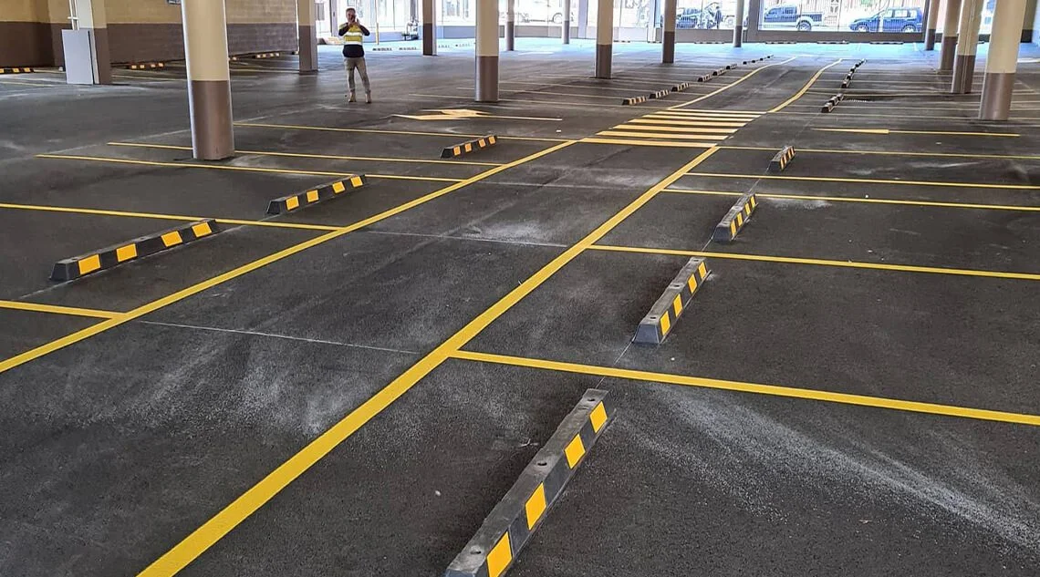 Construction line marking in Sydney - project example 3