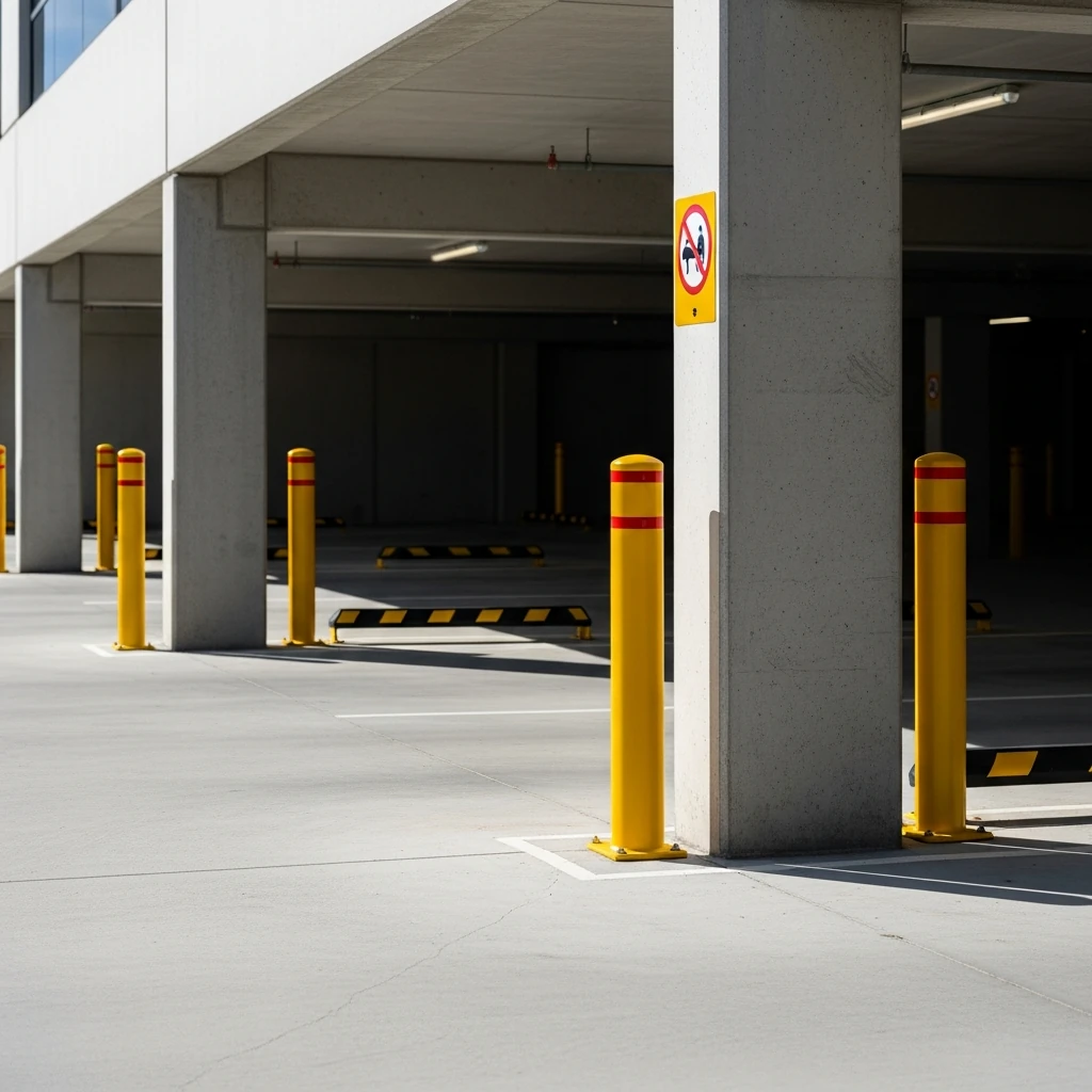 Professional bollard installation