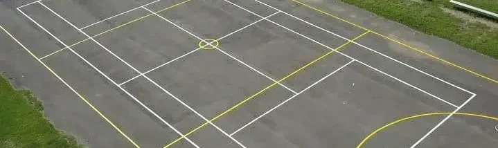 Sports court line marking in Sydney - project example 3