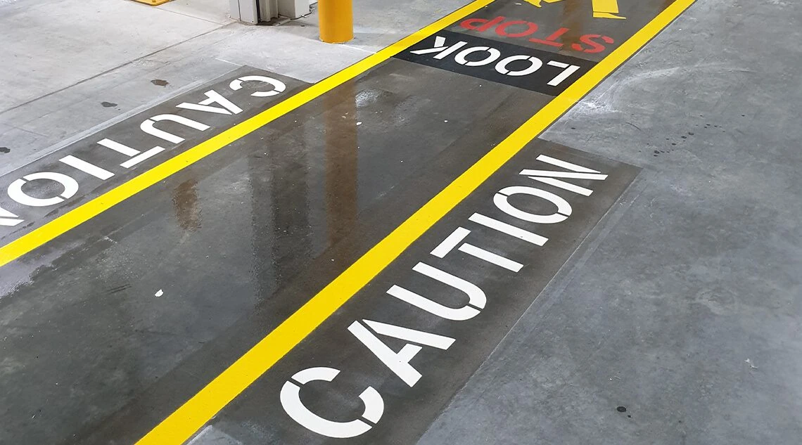 Surface sealing for concrete floors in Sydney - project example 1