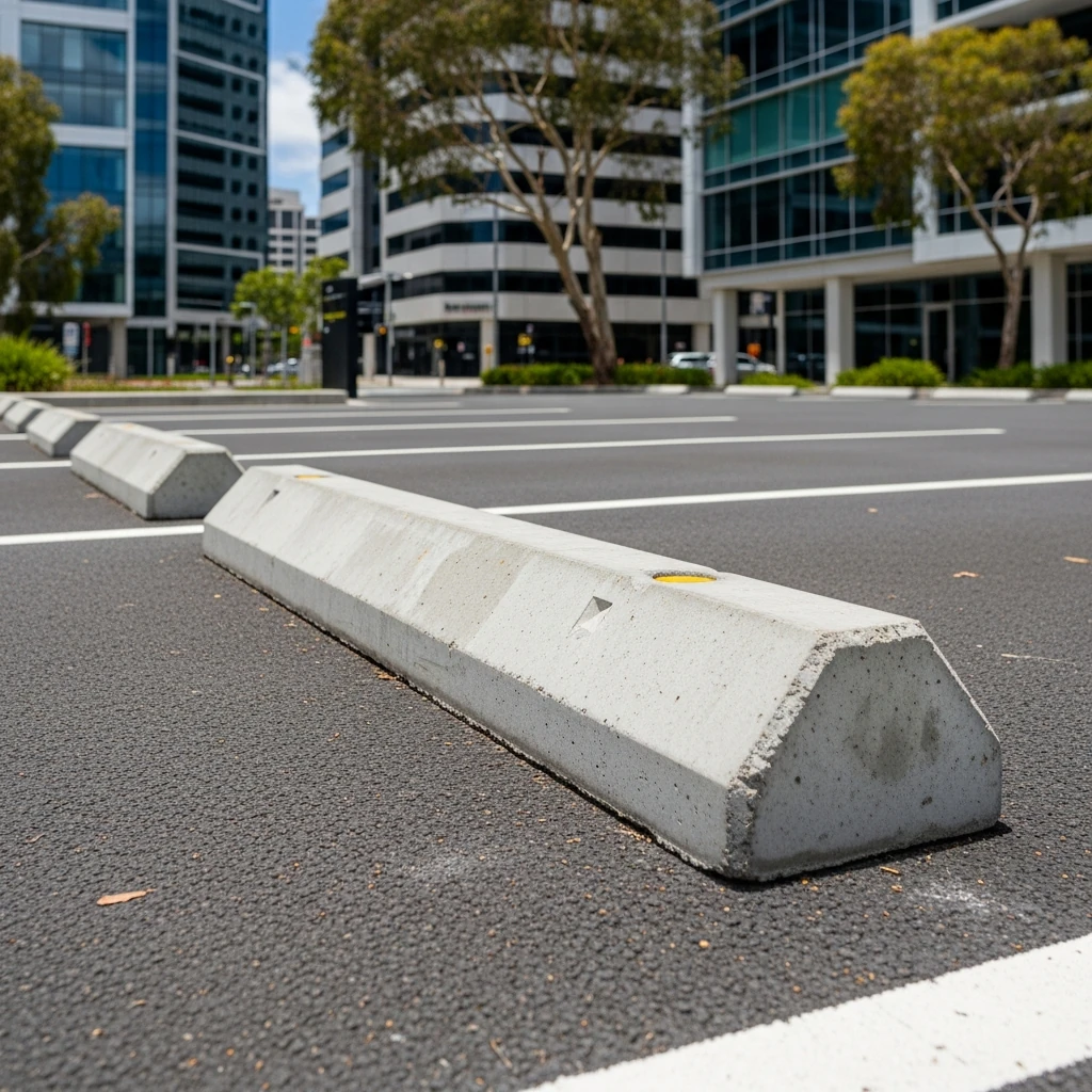 Wheel stop installation in Sydney - project example 2
